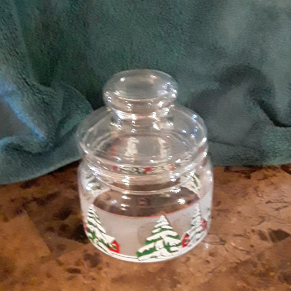 Holiday candy jar